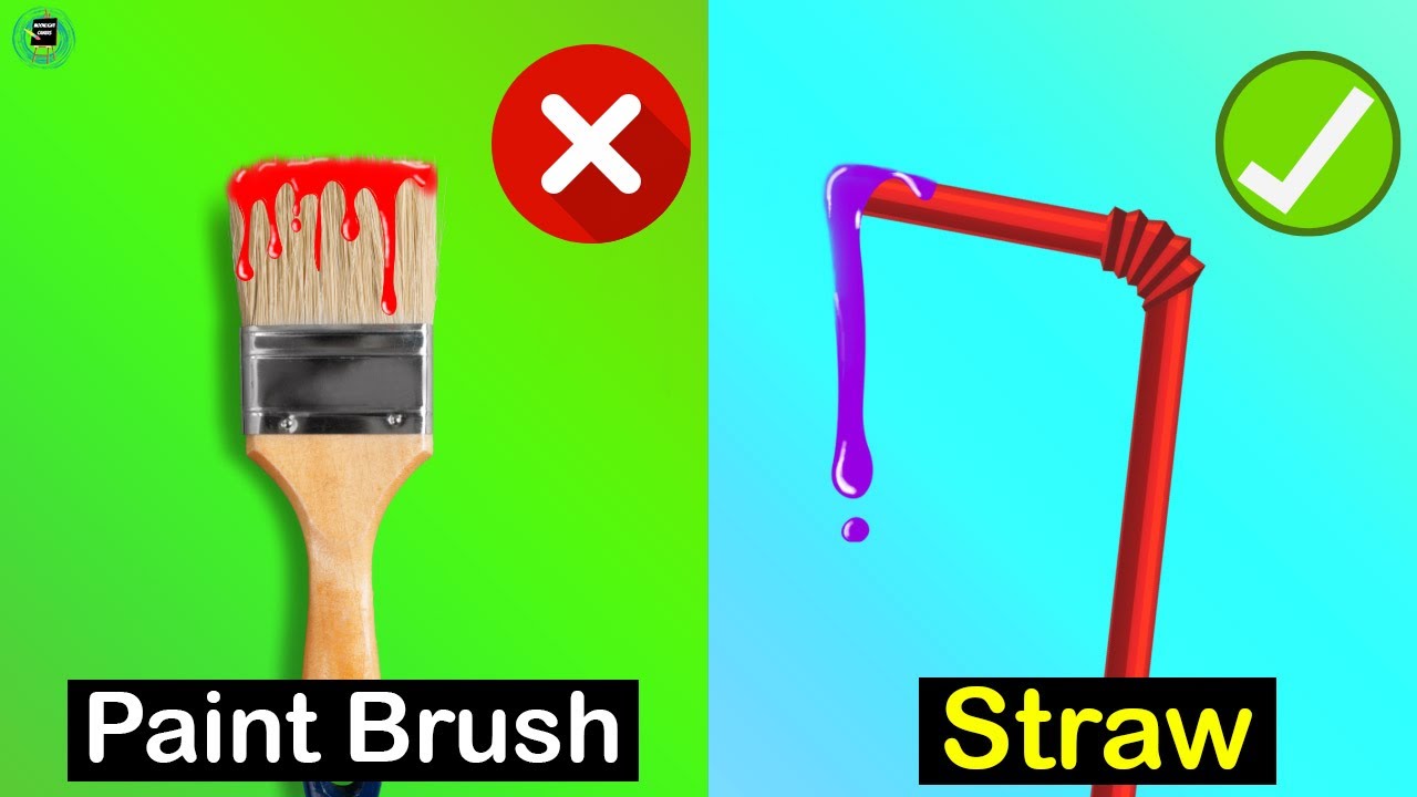 Fantastic STRAW PAINTING Idea Which You Should Try Moonlight CanvaS