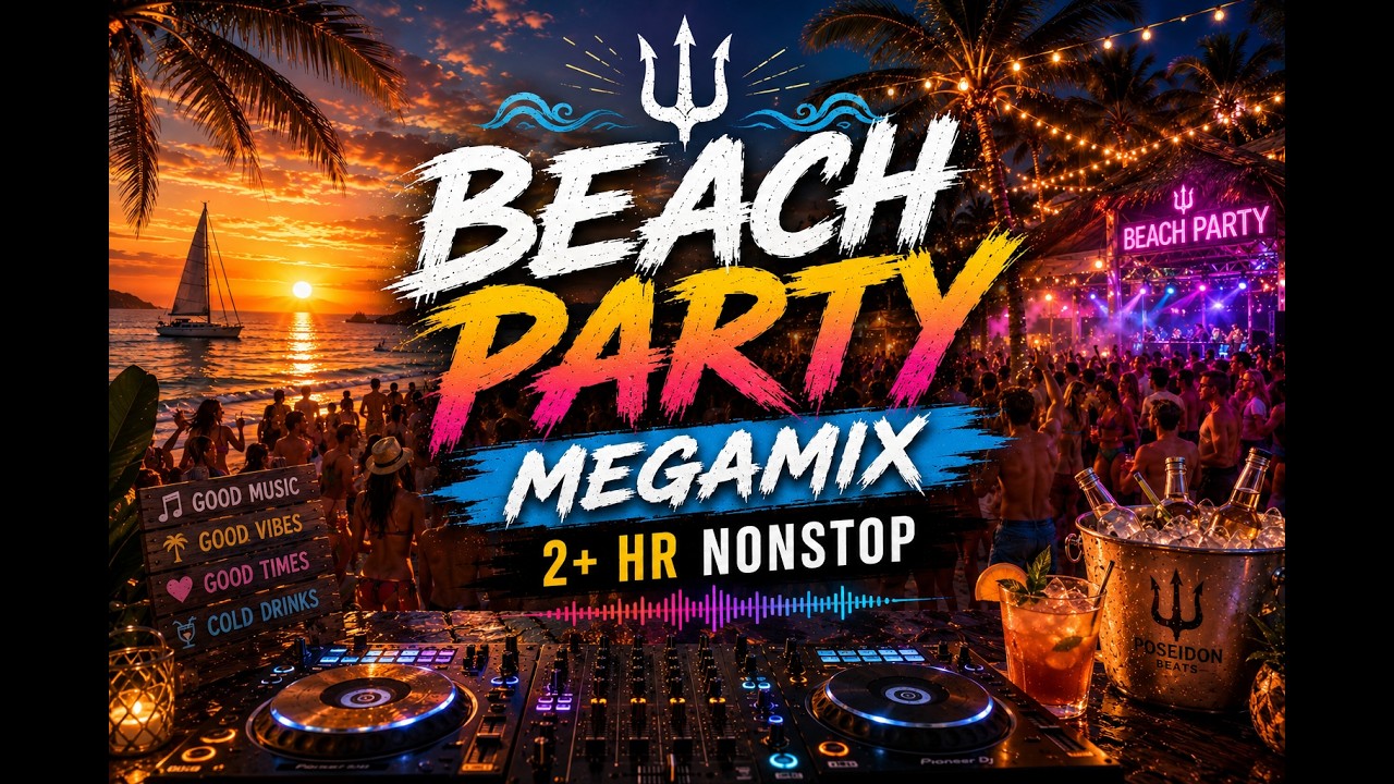 🌊 Beach Party Megamix – 2+ HR Nonstop 🔥 - YouTube