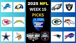 2025 Nfl Week 15 Game Picks Full Week Predictions