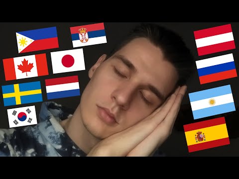 Repeating "It's Time to Sleep" in 12 Languages ASMR