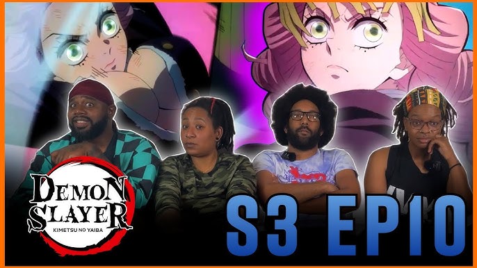 Demon Slayer S3 Ep10 P2 #anime #animereaction #maleonreacts #maleon #f