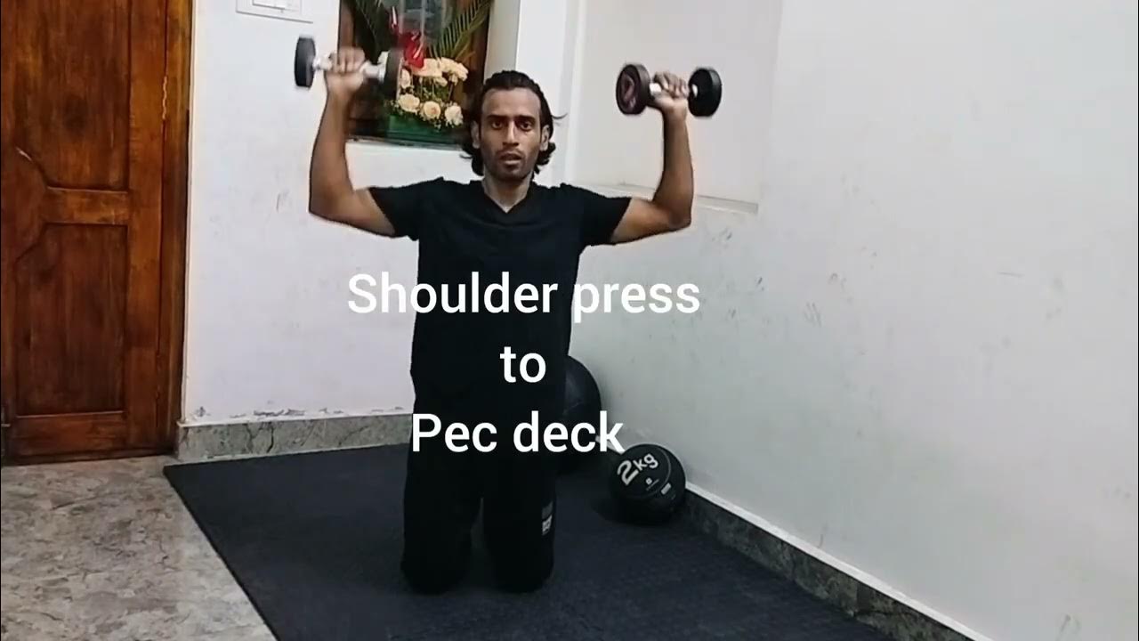 Home shoulders and arm workouts using Dumbbells YouTube