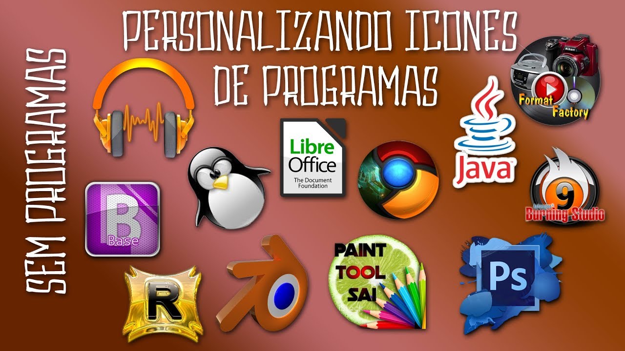 Como Mudar Ícones do PC Sem Programas - YouTube