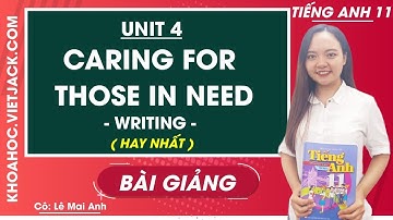 Tiếng Anh 11 - Unit 4 Caring for those in need - Writing - Cô Lê Mai Anh (HAY NHẤT)