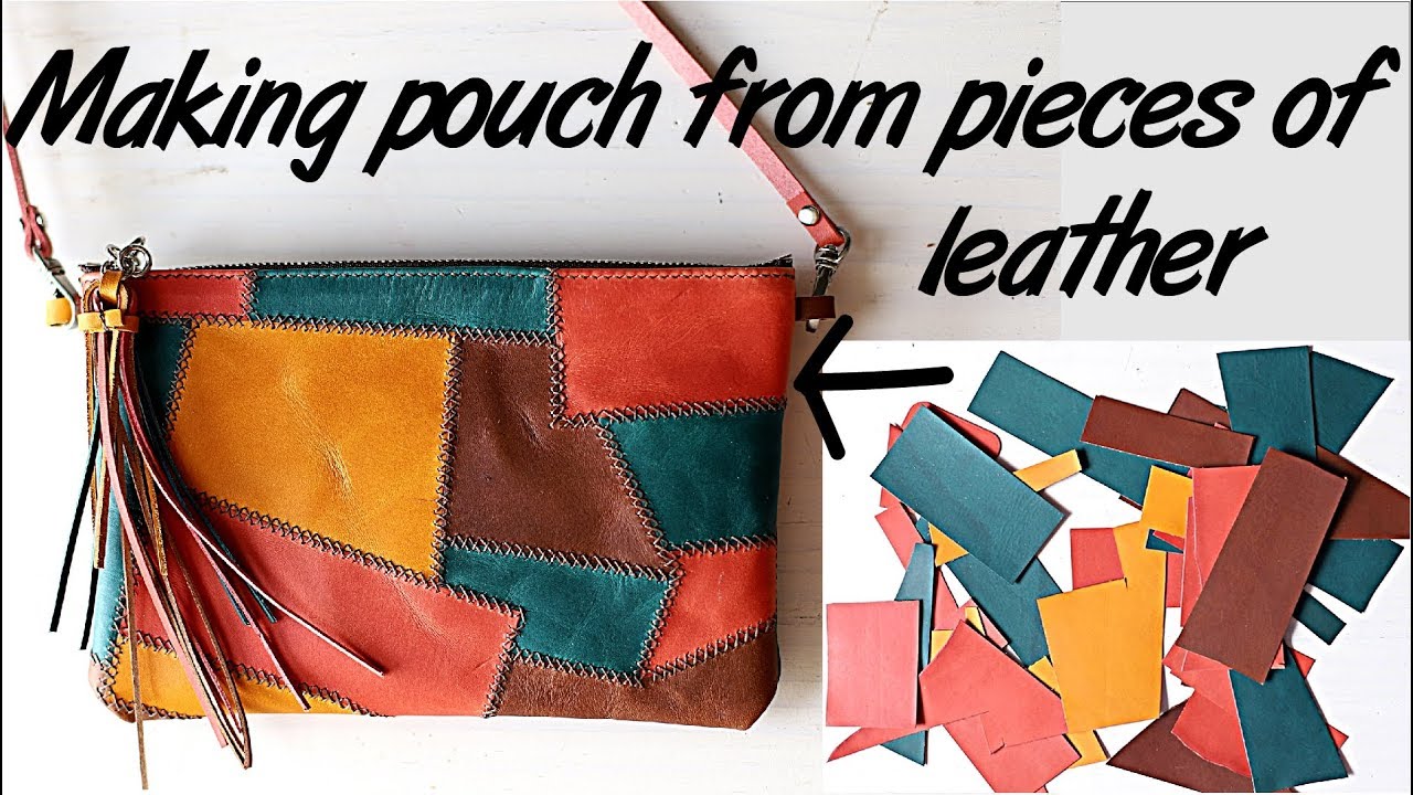 Vintage Tinder Patchwork Leather Handbag Purse Pockets Compartments Double  Handles - Etsy