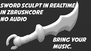 HardSurface Sculpting a Sword In ZbrushCore