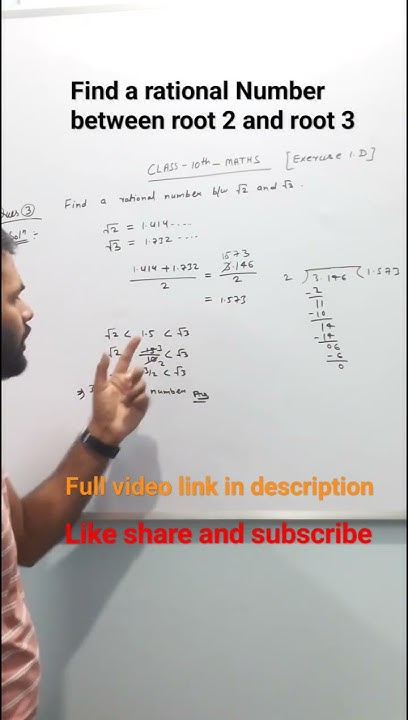 Find Rational Number Between Root 2 And Root 3 shorts short if-a-root3-root2-root3-root2-and-b-root3-root2-root3-root2-find-the