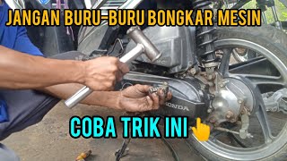 CARA MENGATASI ENGKOL BEAT MACET||kick starter keras