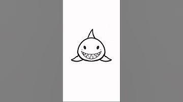 cute shark | #shorts #shark #drawing #art