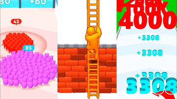 Count Master Vs Ladder Master Vs Number Run Shooting| Max Levels