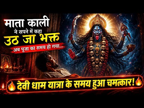 मां काली ने सपने में आकर यात्रा में आए अपने भक्त को जगाया | devi darshan yatra doli viral video