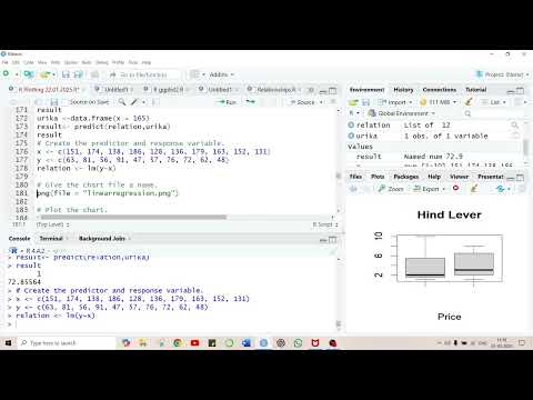 Lesson 11 R  language Relationship & linear Regression