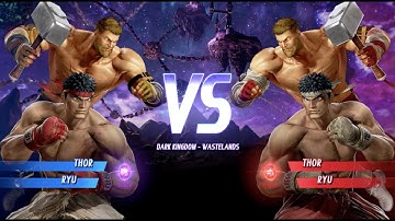 Thor and RYU vs Thor and RYU - MARVEL VS. CAPCOM: INFINITE