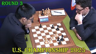 QUEEN ENDGAME!! Xiong Jeffery vs Fabiano Caruana || U.S. Championship 2023 - R3