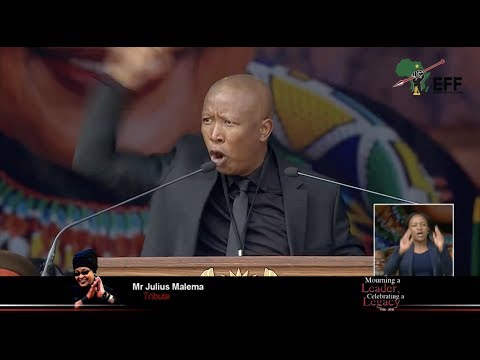 CIC Julius Malema Full Speech, Winnie Mandela Funeral