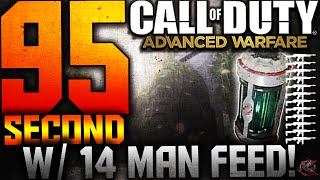COD Advanced Warfare - INSANE 95 SECOND DNA BOMB w/ 14 MAN FEED! (COD AW Fast DNA Bomb)