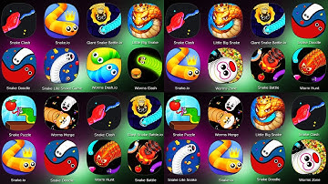 Snake Clash,Snake Puzzle,Worms Merge,Little Big Snake,Snake Battle,Giant Snake Battle io,Worm Hunt