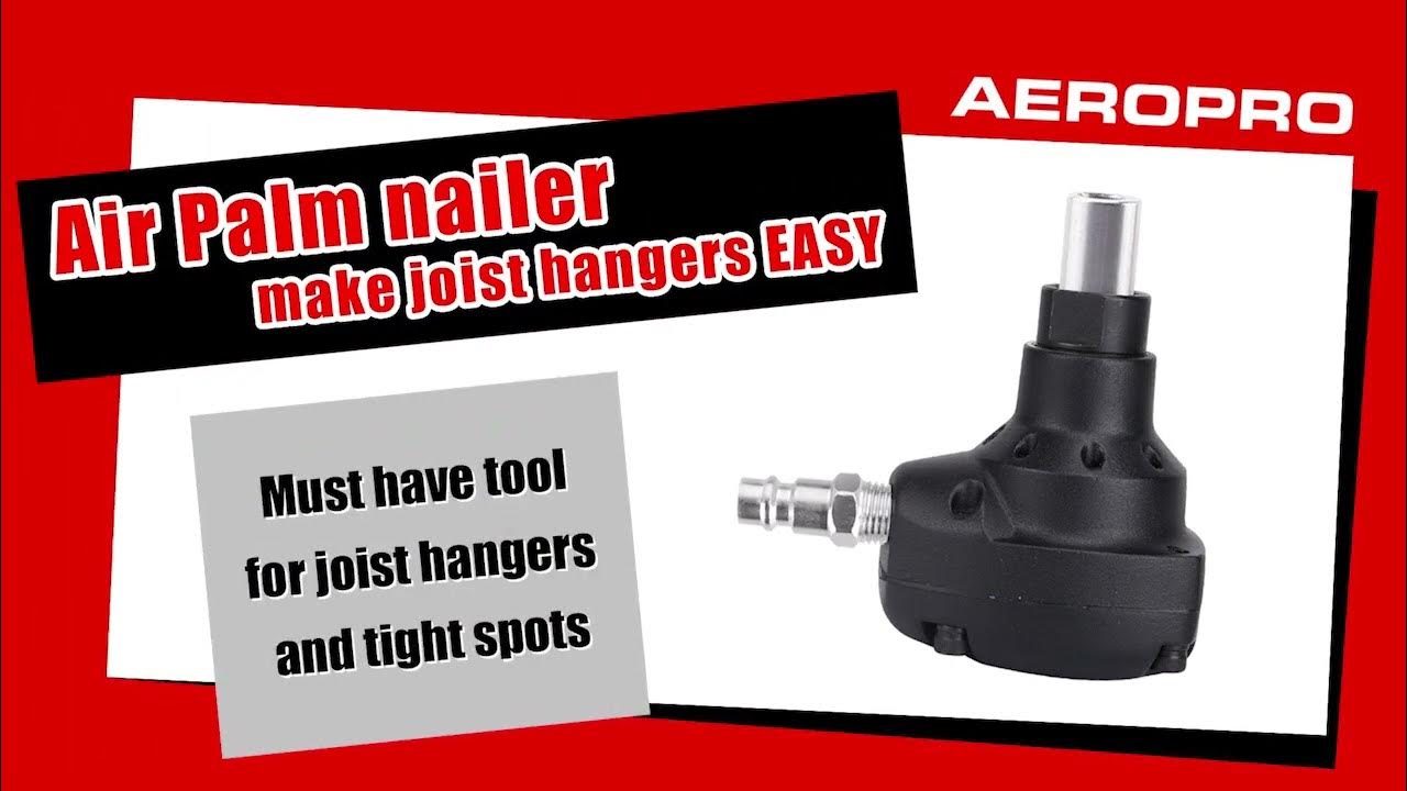 Best Palm Nailer Mini Framing Air Nail Gun 31/2 in AEROPRO MSN90 for