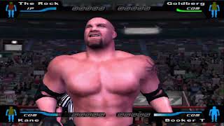 The Rock & Kane vs Goldberg & Booker T | Tornado Tag Match | Electrifying Victory! | WWE SmackDown! screenshot 3