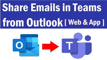 How to Share Emails from Outlook to Teams | How to Send an email from outlook to a channel in Teams