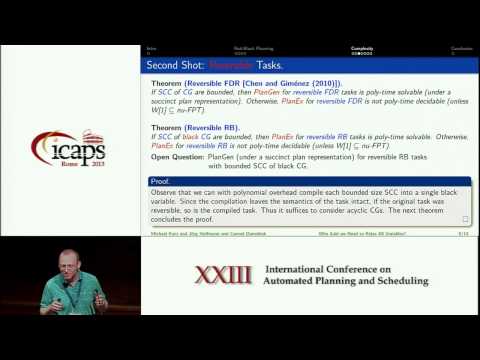 ICAPS 2013: Michael Katz - Who Said We Need to Relax All Variables?