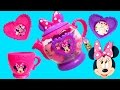 Minnie Mouse Bowtique Tea Playset Disney Junior Mickey Mouse Toys Juego de Té Plastilina
