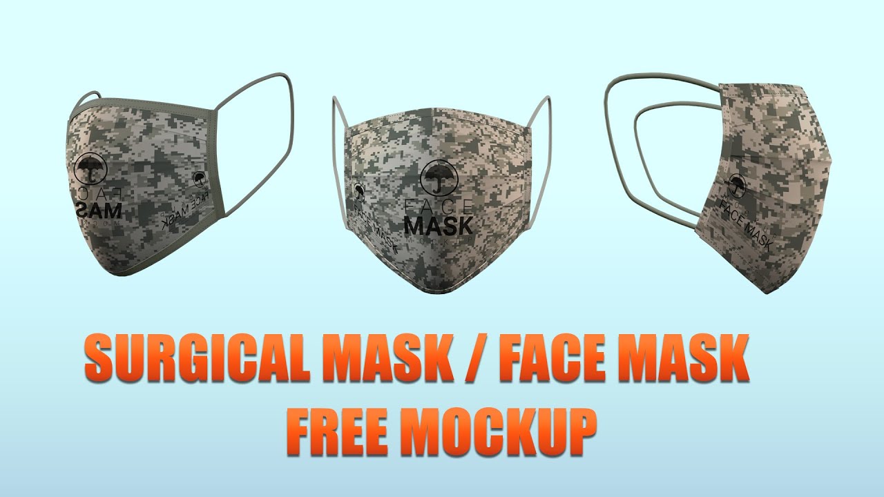 Download Surgical Mask / Face Mask Mockup v.1 | Free Download - YouTube