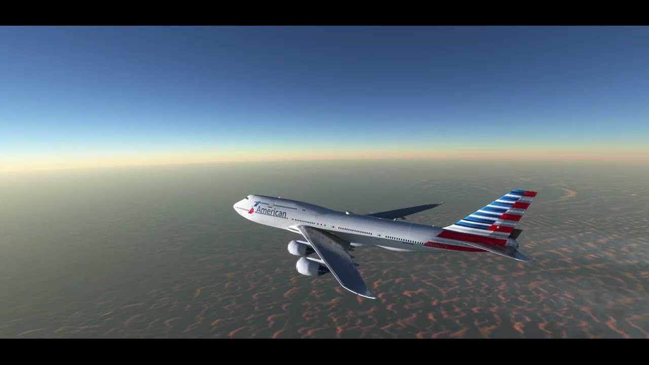Minneapolis   Dubai 747 8 American Airlines