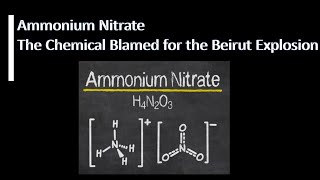 What is Ammonium Nitrate ? How it caused the Beirut Explosion ? #AmmoniumNitrate