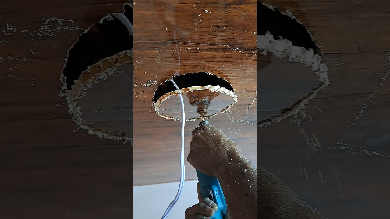 LED light can be set easily on PVC ceiling panel  