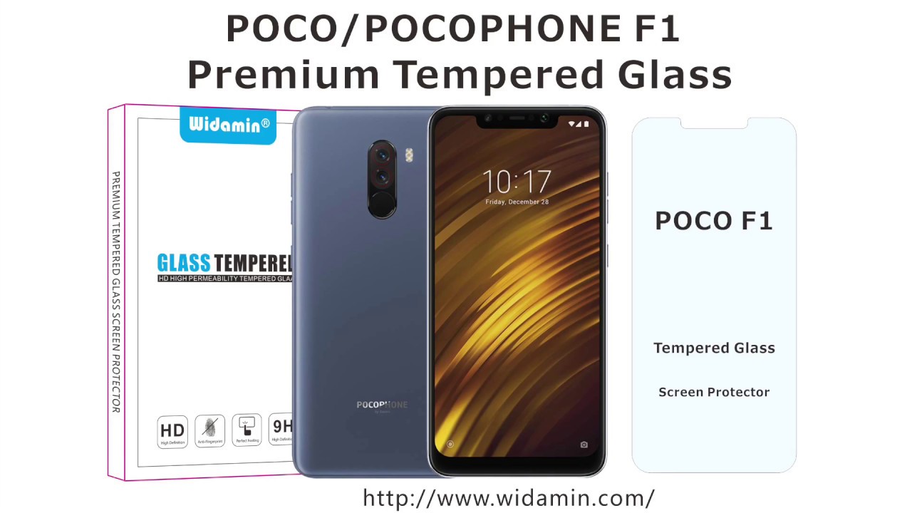 POCO F1 tempered glass screen protector /Displayschutzfolie/vetro temperato/Cristal Templado