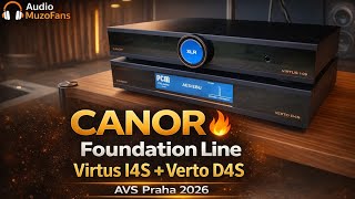 Canor Foundation Line Virtus I4S Verto D4S Audio Video Show Praha 2026