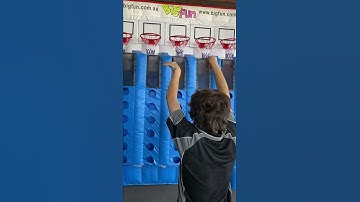 Giant inflatable connect 4
