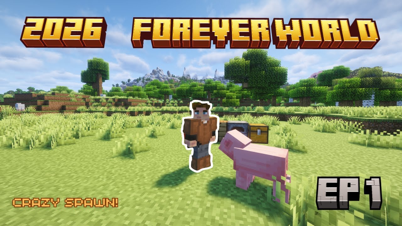 Minecraft Forever World | Episode: 1 (Finding a Base) |100% Unedited|