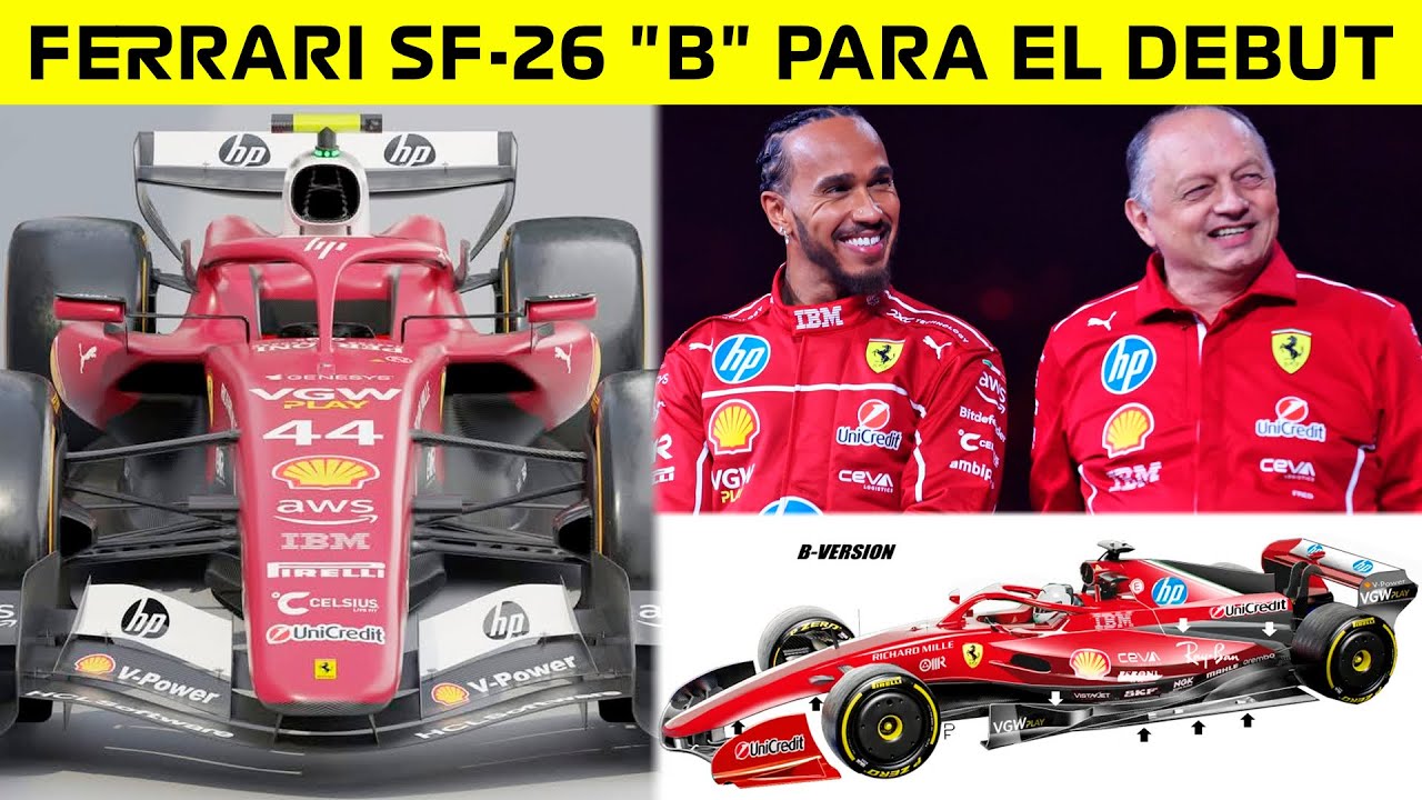 🚨FERRARI PREPARA su SF-26 B para AUSTRALIA🔥 QUE ESCONDEN en MARANELLO?🤔 PRIMEROS DETALLES del NUEVO
