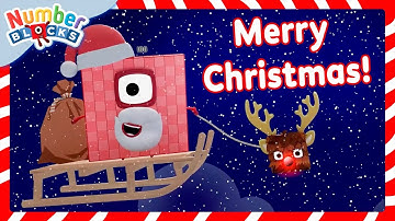 Merry Christmas from the Numberblocks! 🎅 | Cartoon Maths for Kids | Numberblocks