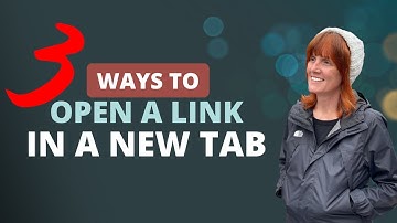 How to open a link in a new tab in WordPress