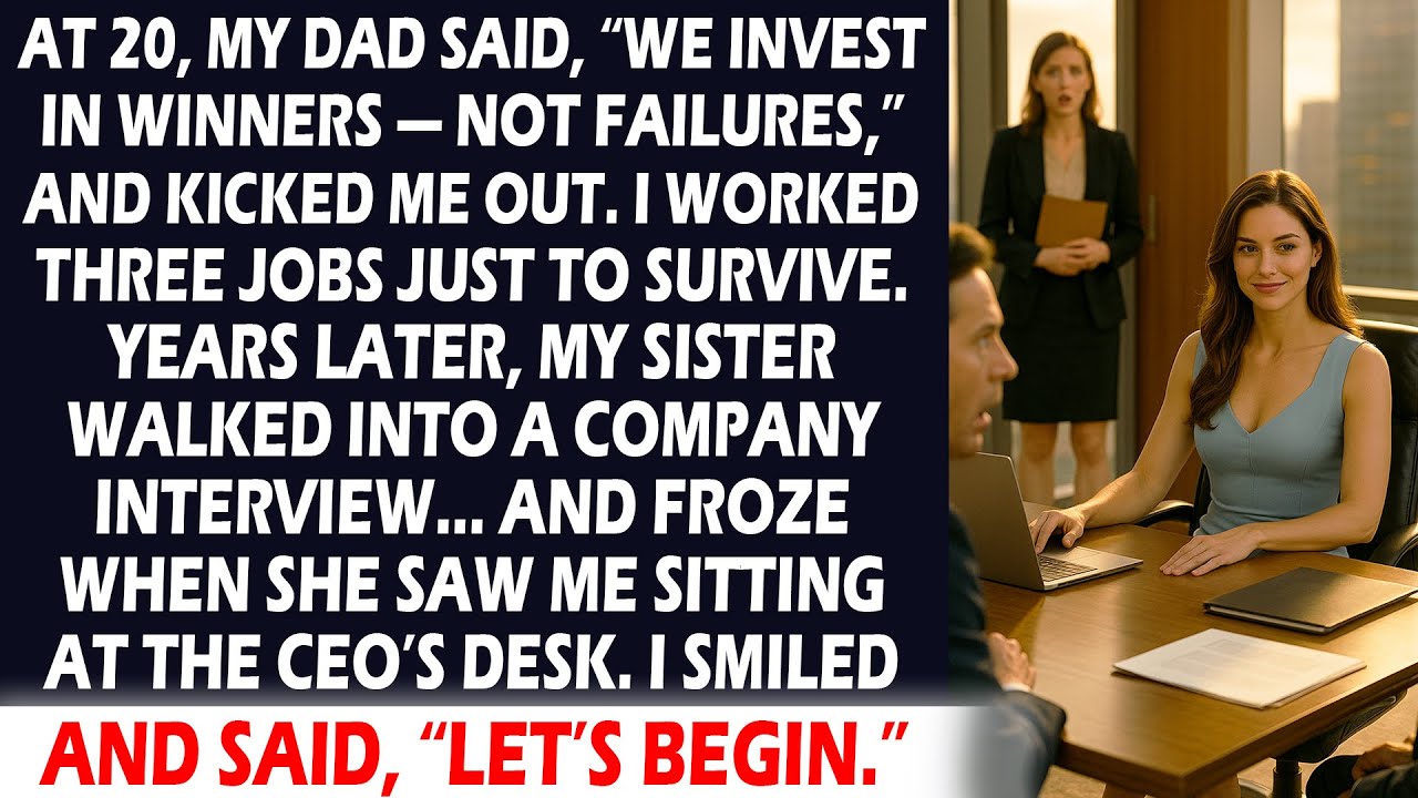 Dad Called Me a Failure at 20 and Kicked Me Out, Years Later, I Became Their New Boss...