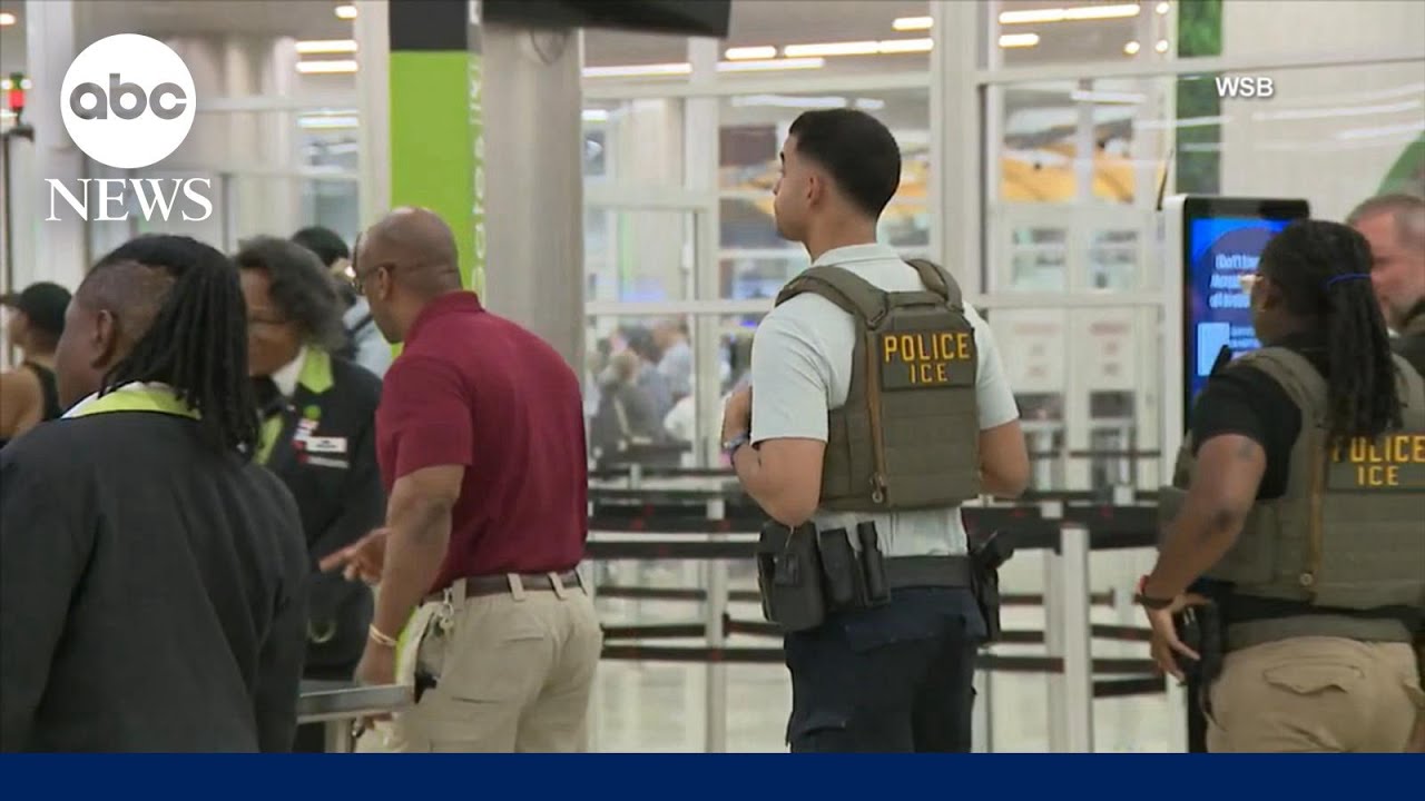 ICE at airports amid mounting TSA chaos and long lines