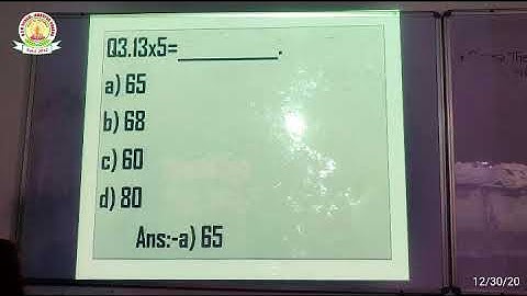 DAV SCHOOL TUTORIALS CLASS 1 MATHS REVISION BY NISHI MISS