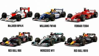 The 7 Fastest F1 Cars Ever Built Explained