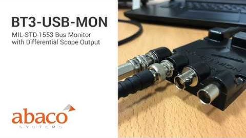 Simplify MIL-STD-1553 troubleshooting with the BT3-USB-MON