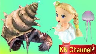 KN Channel BÚP BÊ BẮT CON ỐC MƯỢN HỒN | CÂU CÁ FISHING GAME VỚI BÉ NA