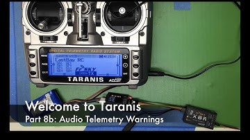 Welcome to Taranis, Part 8b: Audio Telemetry Warnings