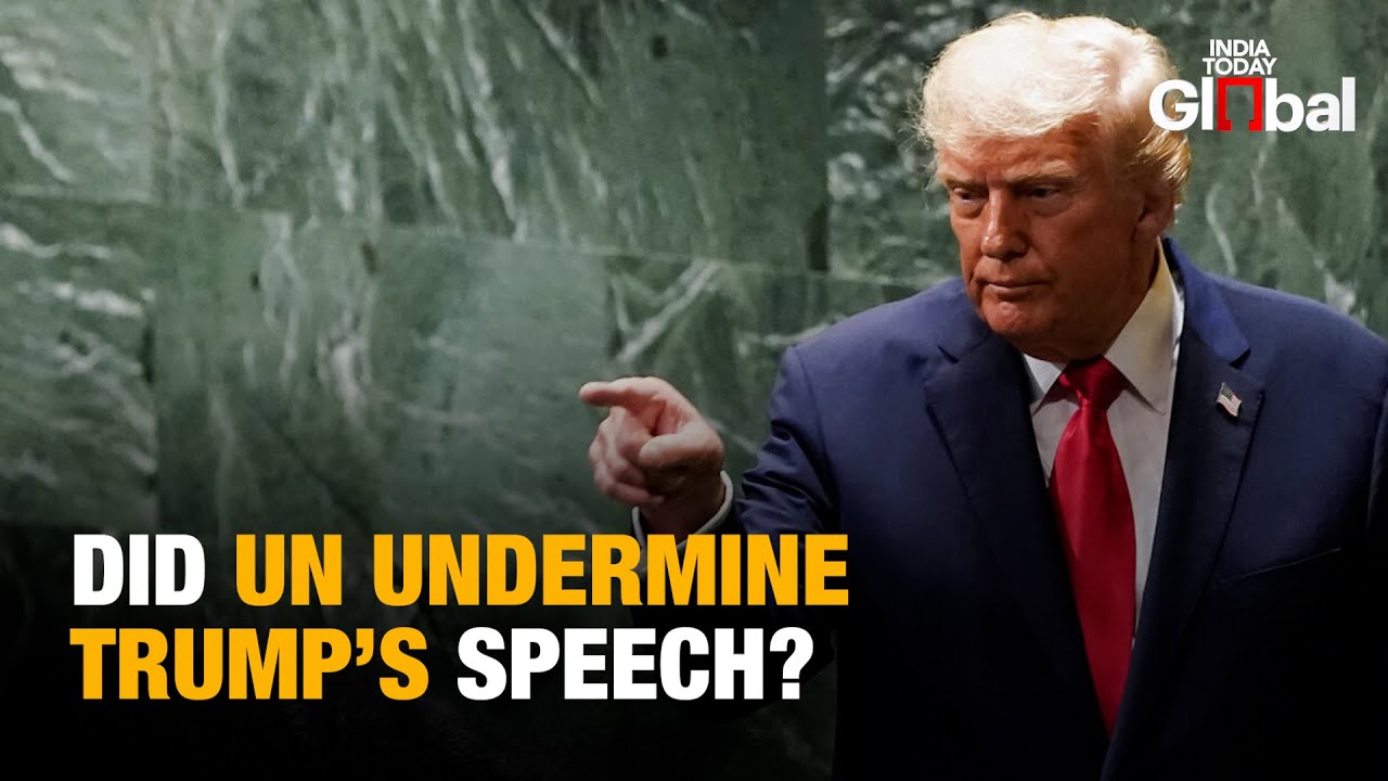 Trump Claims UN Sabotaged His Speech | Escalator, Prompter, Audio Fail