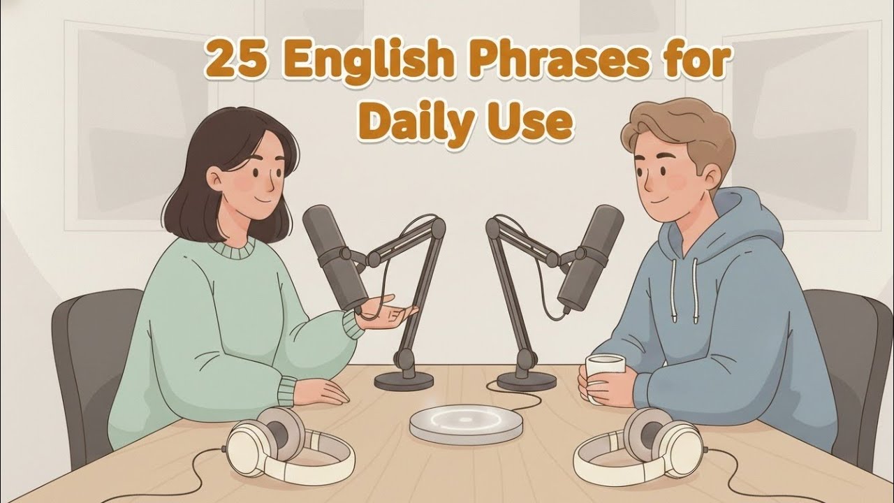 25 English Phrases for Daily Conversation | Everyday English Listening & Speaking 