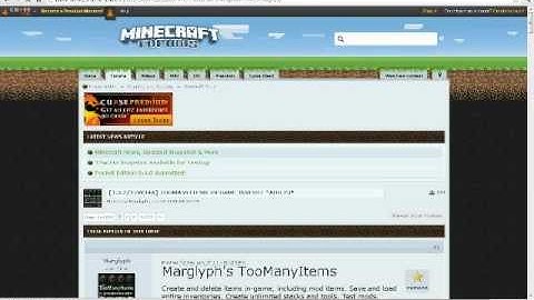 Tutorial:How to Install ToomanyItems and Modloader