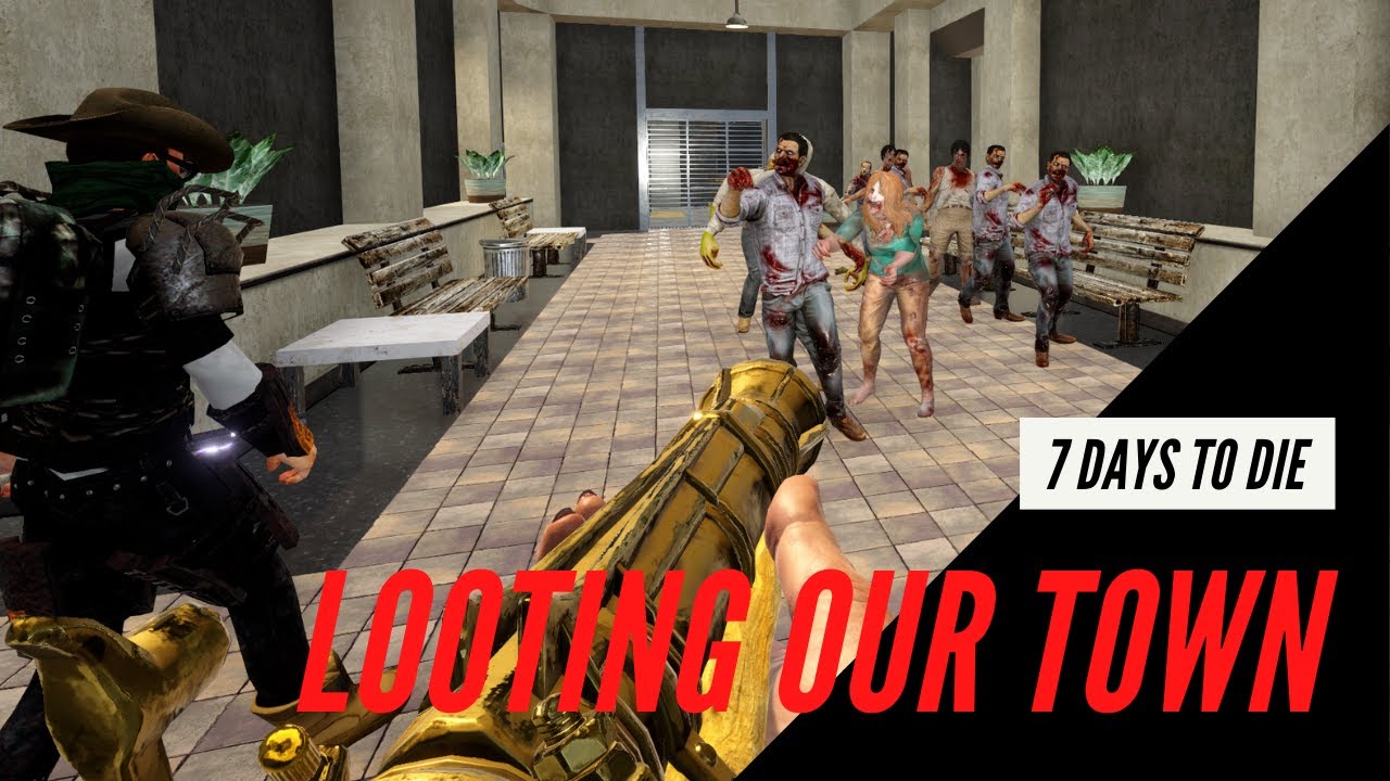 7 Days to Die A19 - Looting our Town w Bdub_nz (Episode 13)
