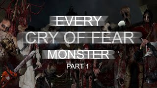 Every Cry Of Fear Monster (Part 1) | Character Cross-section