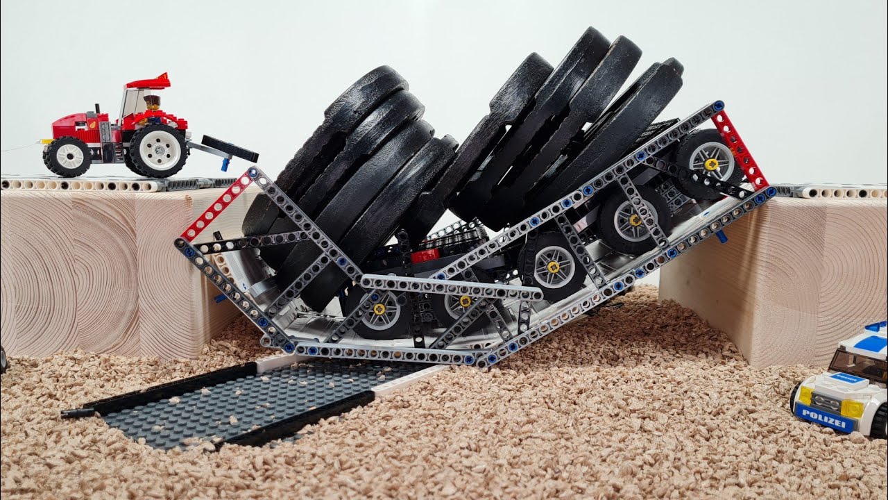 LEGO® Technic Bridge Building: The 100 kg Challenge!